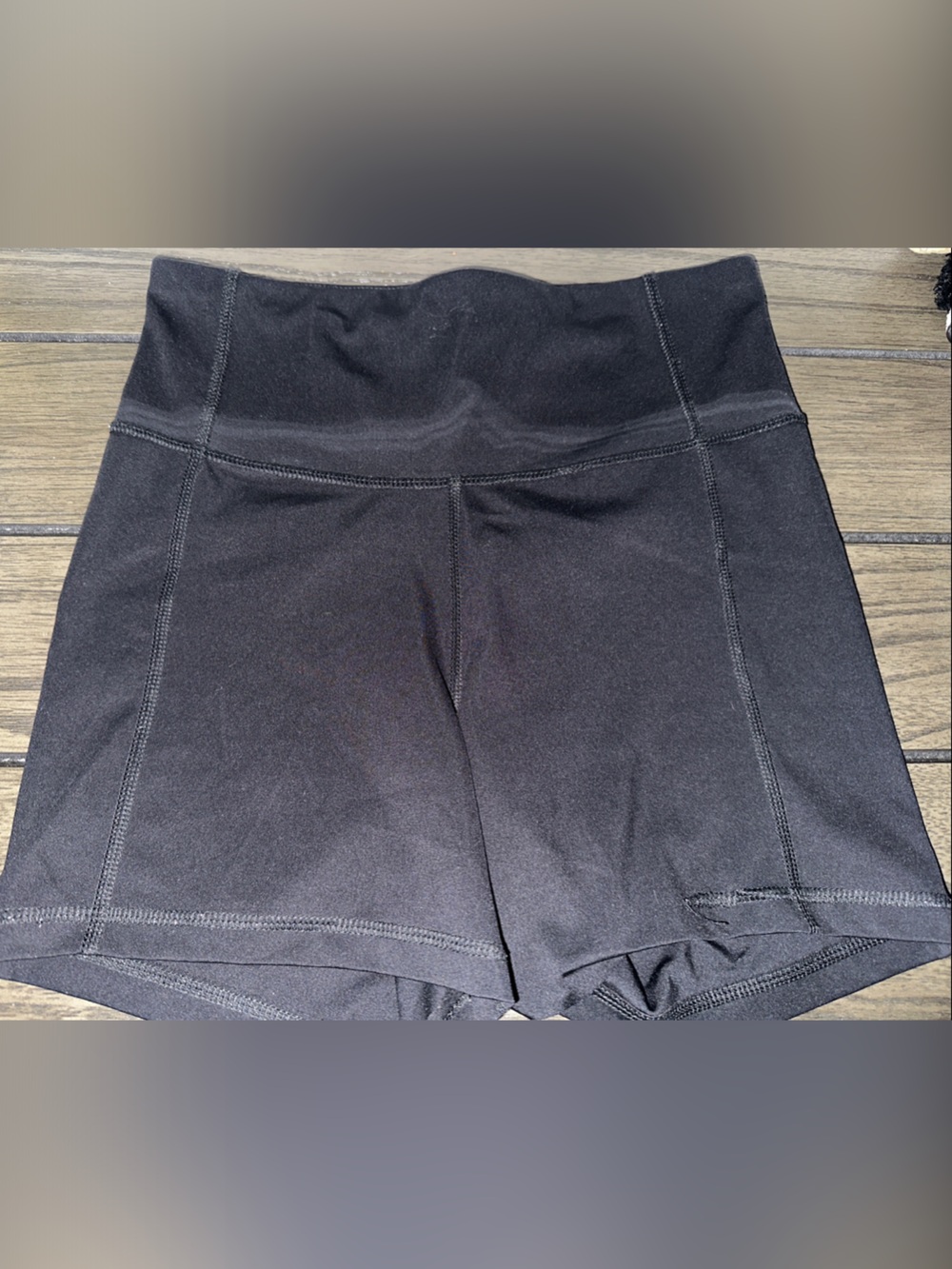all in motion Black High-Rise Bike Shorts